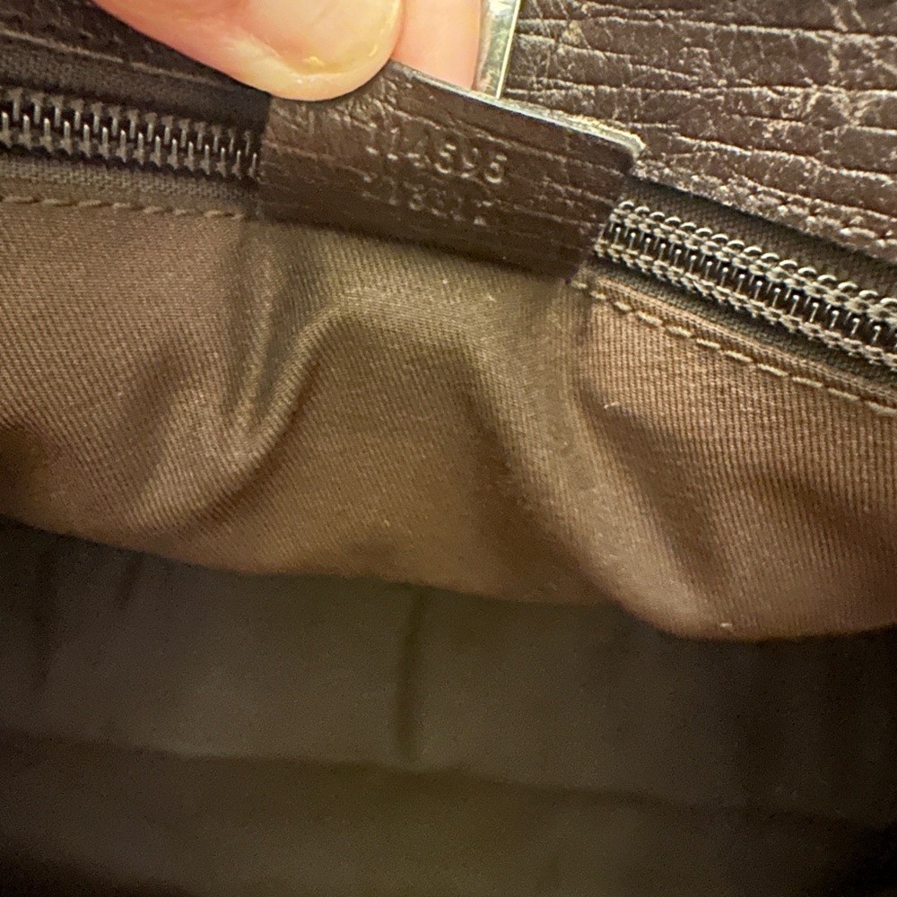 Gucci GG Supreme Canvas Tote Brown | Leather Trim | Authentic w COA - Picture 14 of 14